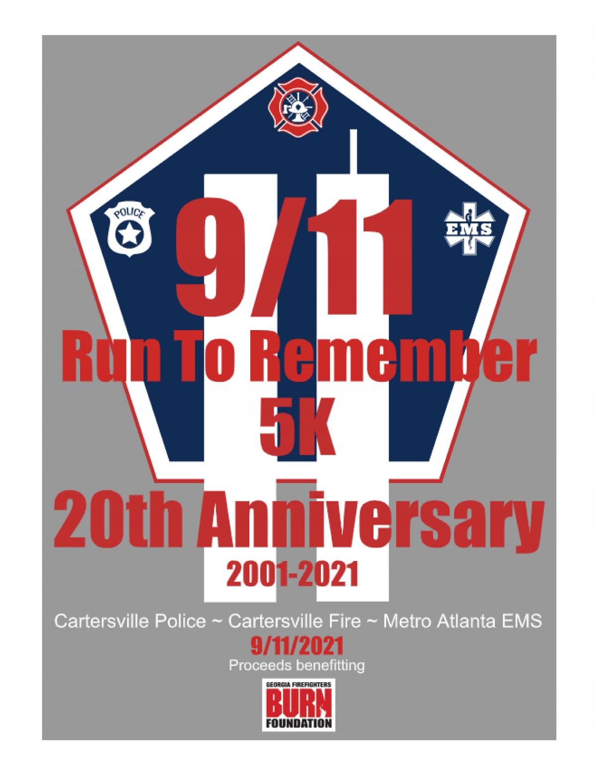 9/11 Run To Remember 5K 20th Anniversary Cartersville